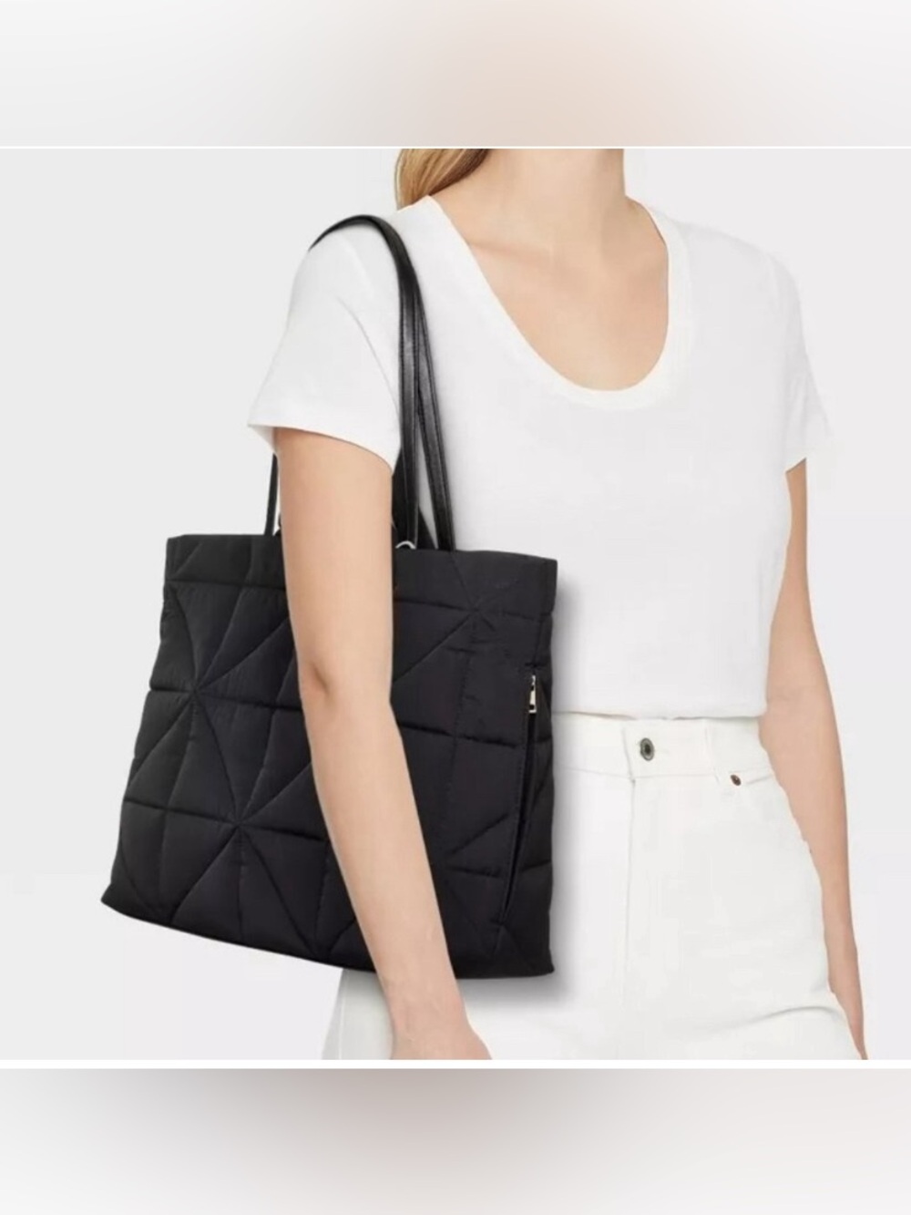 A New Day Kate Tote Handbag NWT Black Target